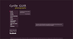 Desktop Screenshot of cyrille-guir.com
